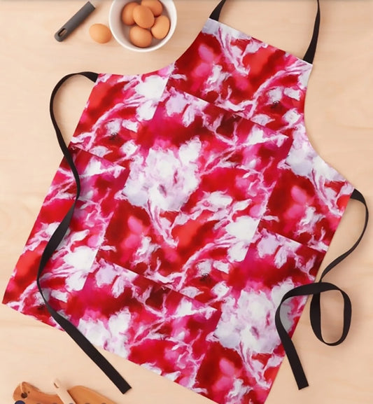 "Peonies from Heaven" Luxury Apron