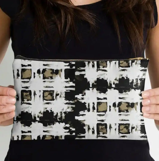 "Tartan Tan/Black" Pochette