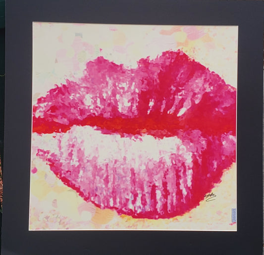 "Saye Smooch" Painting by Lady Barbara Pinson Artist