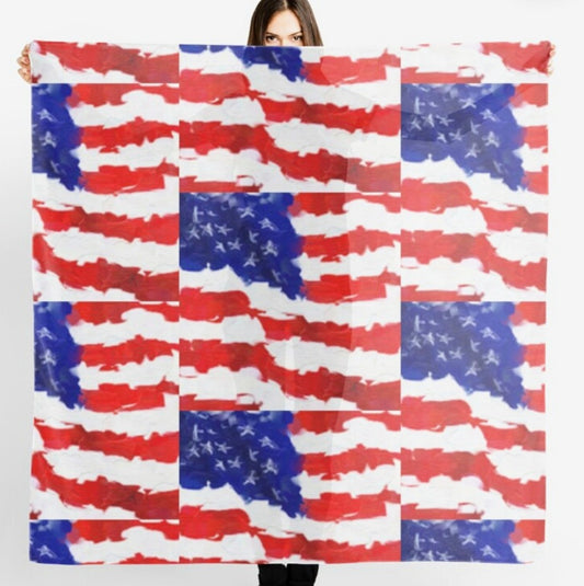 "Americana" Chiffon Sarong/Scarf