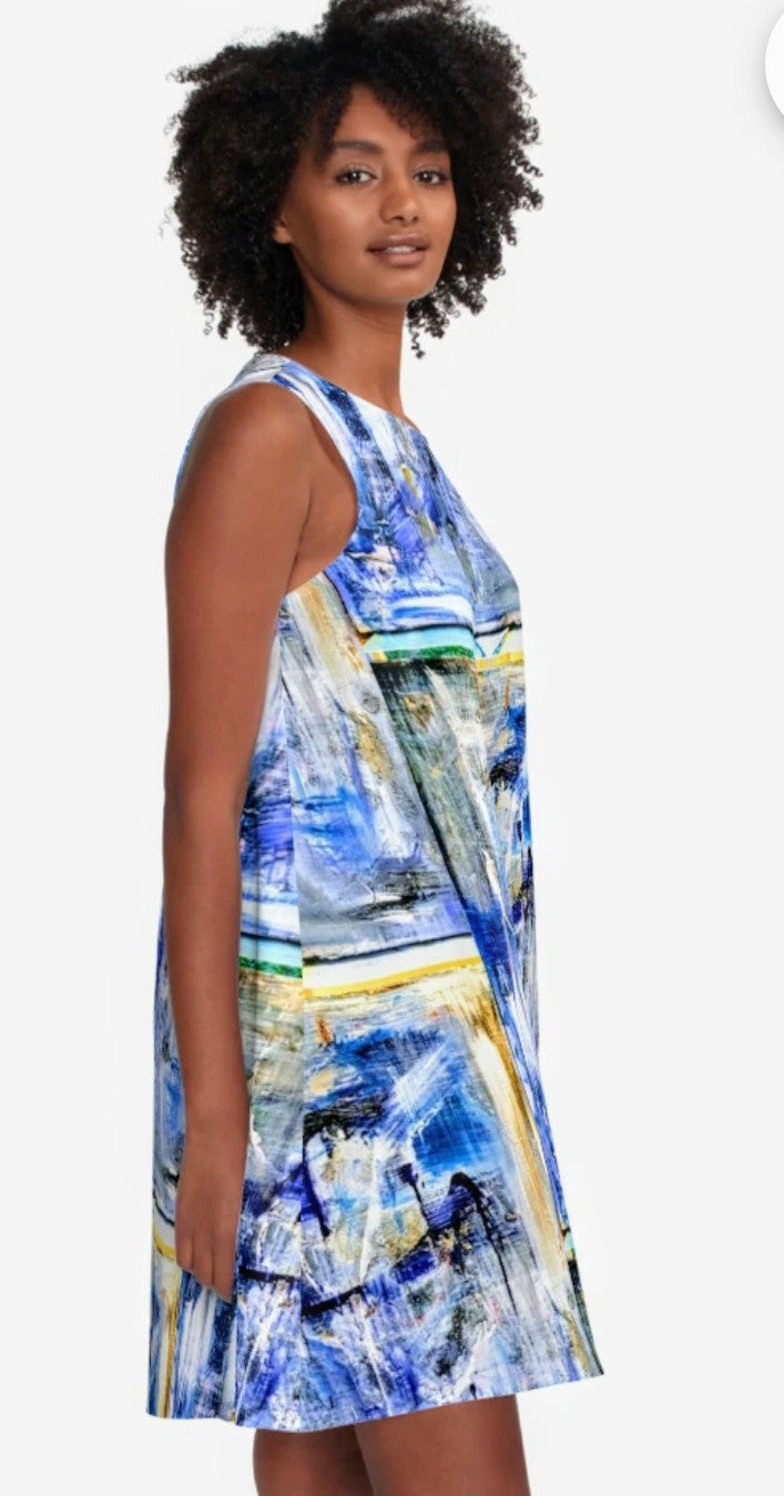 Lady Barbara Pinson Artist Luxury A-Line Dress