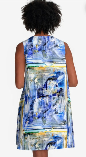 Lady Barbara Pinson Artist Luxury A-Line Dress