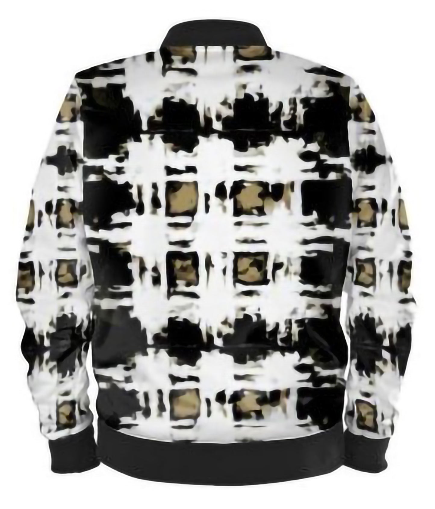 "Tartan Tan/Black" Men's Bomber Jacket
