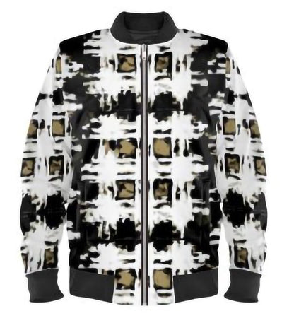 "Tartan Tan/Black" Men's BomberJacket ws