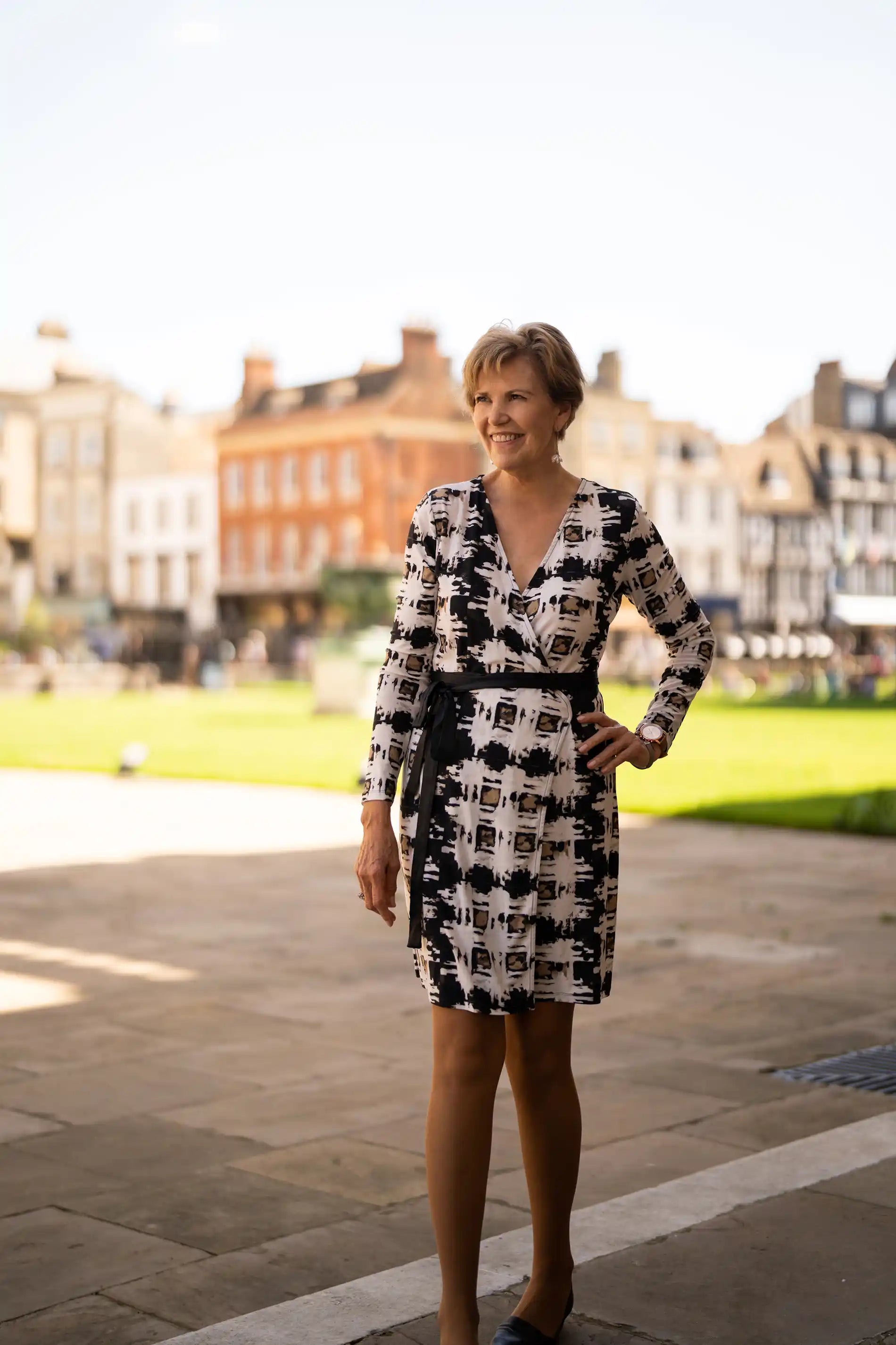 Lady Barbara Pinson Artist Wrap Dress