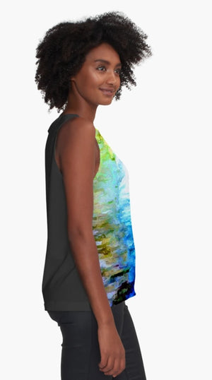 "Water Water 3" Lady B Sleeveless Top