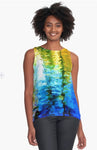 "Water Water 3" Lady B Sleeveless Top