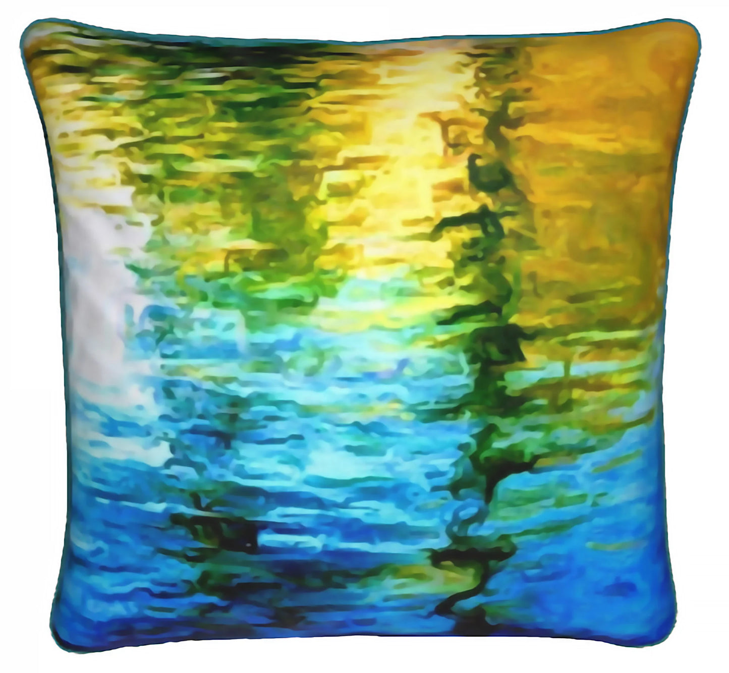 Lady Barbara Pinson Artist WaterWater 3 Feather Pillow
