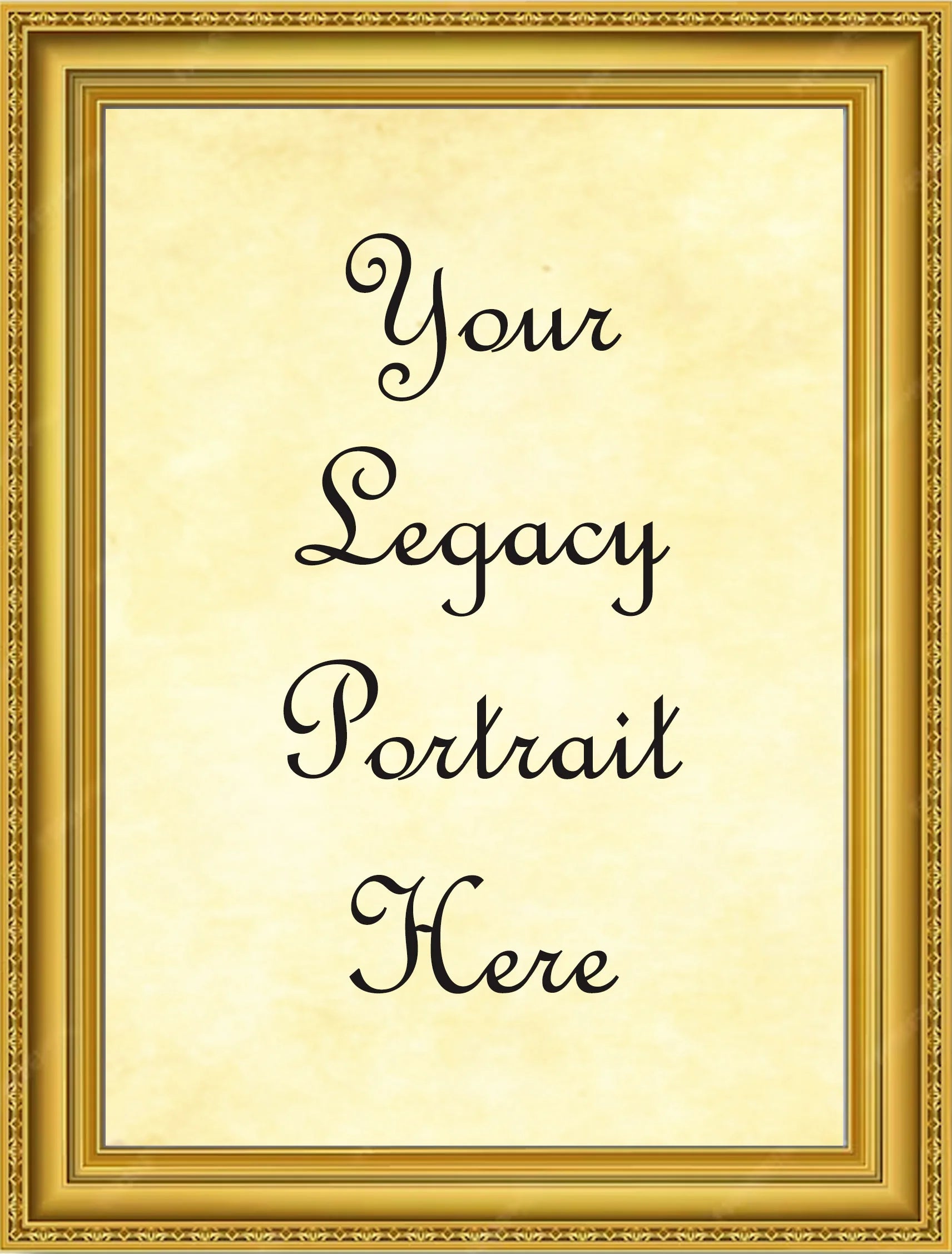 Lady Barbara Pinson Artist Legacy Portrait Frame sample