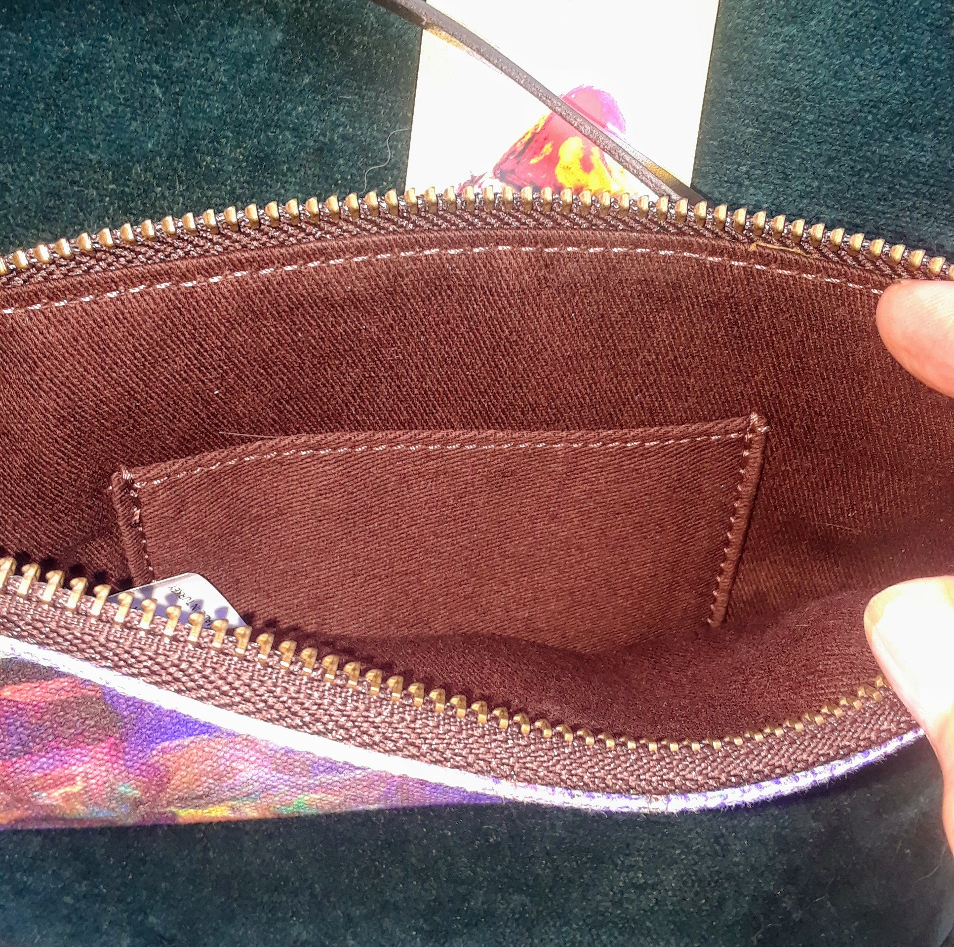 "Blue Iris" Crossbody Clutch