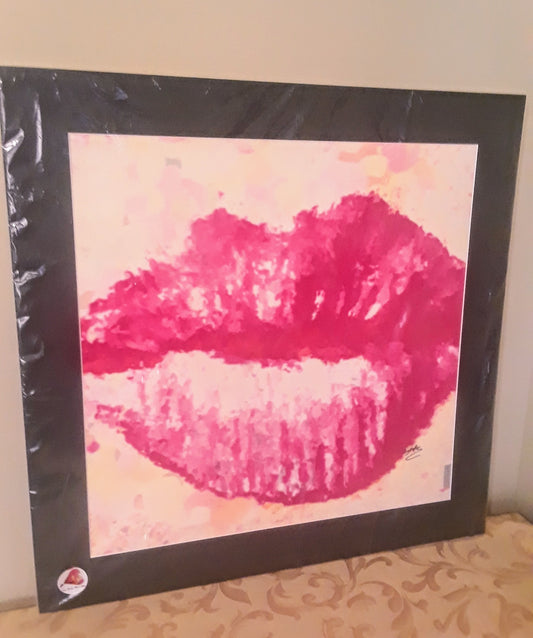 "Saye Smooch" Painting by Lady Barbara Pinson Artist