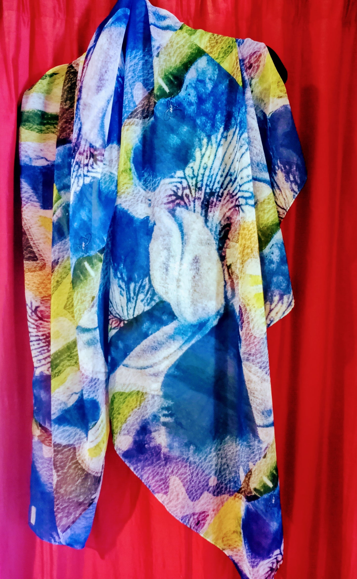 "Blue Iris" A-line Dress