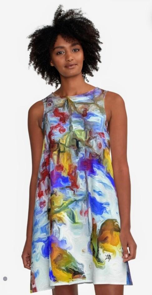 "Winter Wild" A-Line Dress