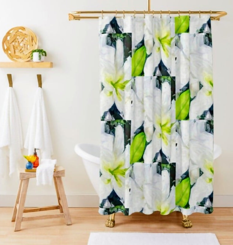 Lady Barbara Pinson Artist Shower Curtain  Bella Lillies