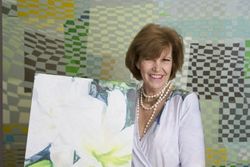 "Bella Lillies" Chiffon Scarf/Sarong
