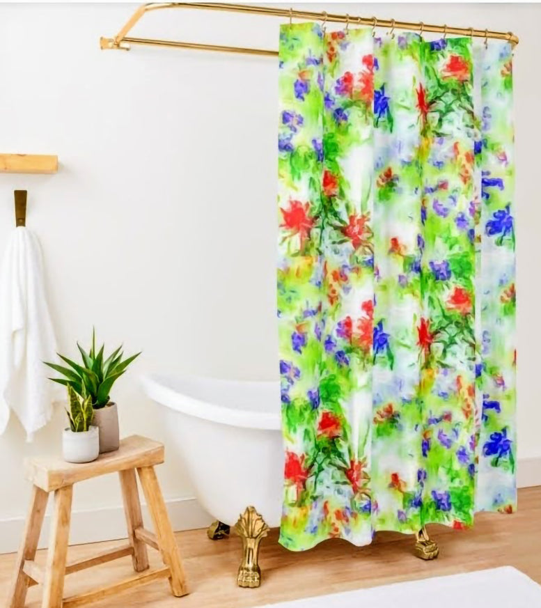 Lady Barbara Pinson Artist Shower Curtain  Early Spring