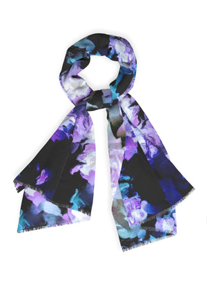 "Evening Romance" Cashmere Silk Scarf