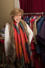 "Falling for You" Cashmere Silk Scarf