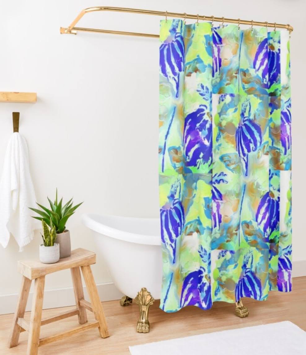 Lady Barbara Pinson Artist Shower Curtain  French Flair
