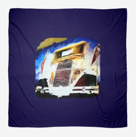 "GA Tech Ramblin' Wreck" Chiffon Scarf/Sarong