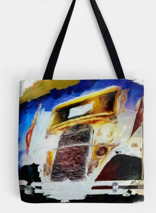 "GA Tech Ramblin' Wreck" Tote Bag