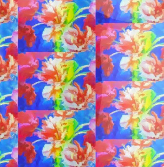 "Kori's Bouquet" Chiffon Scarf/Sarong ws
