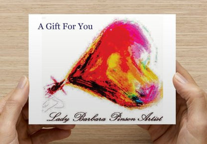 Gift Certificates in Gold Envelope