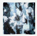 Lady Barbara Pinson Artist Midnight Magic Chiffon Scarf Quiet Luxury