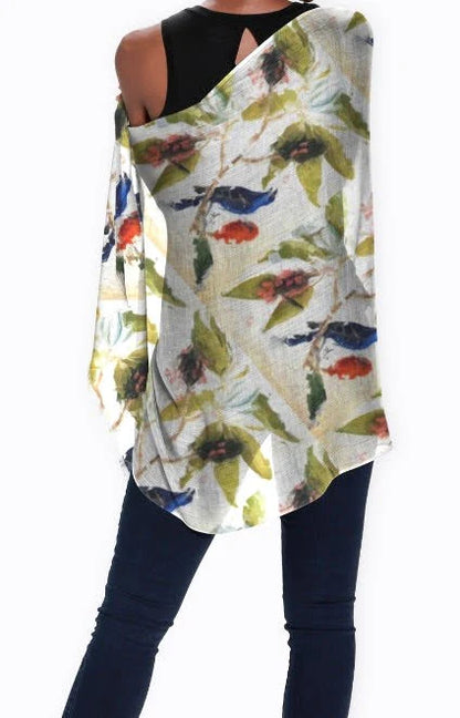 "Songs Of Flight" Beechwood Scarf ws