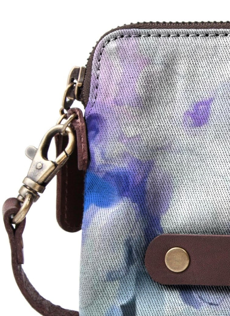 "Orchids Lavender" Crossbody Clutch