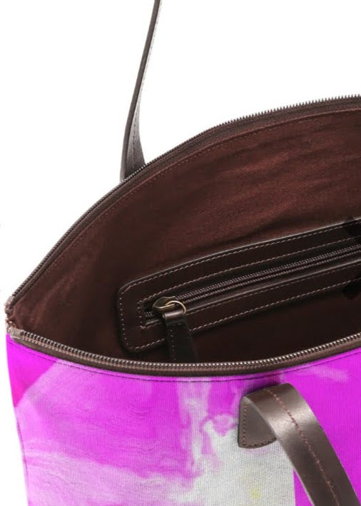 "Periwinkle Pops" Luxury Statement Bag