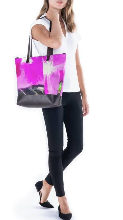 "Periwinkle Pops" Luxury Statement Bag