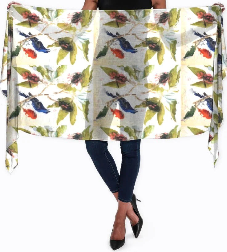 "Songs Of Flight" Beechwood Scarf ws