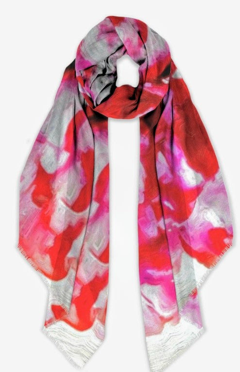 "Peonies From Heaven" Modal Scarf