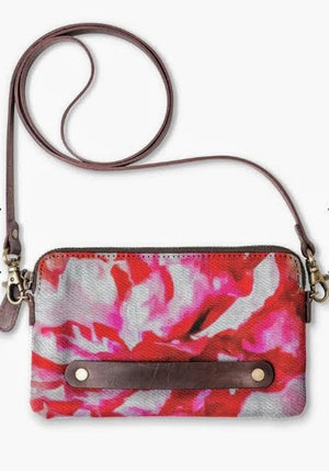 "Peonies From Heaven" Crossbody Clutch