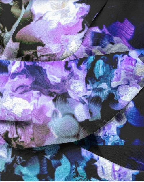 "Evening Romance" Cashmere Silk Scarf