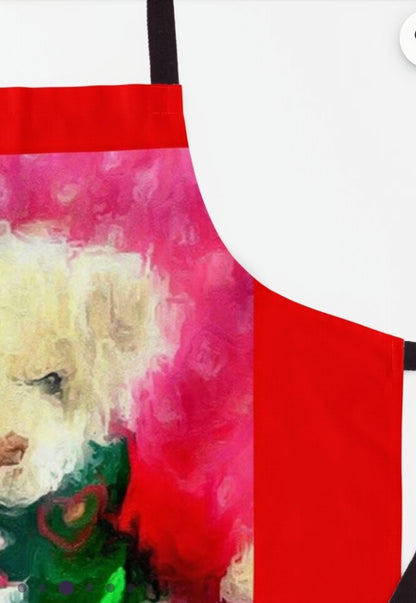 "My Christmas Teddy Bear" Luxury Apron