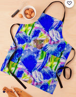 "Blue Iris" Apron