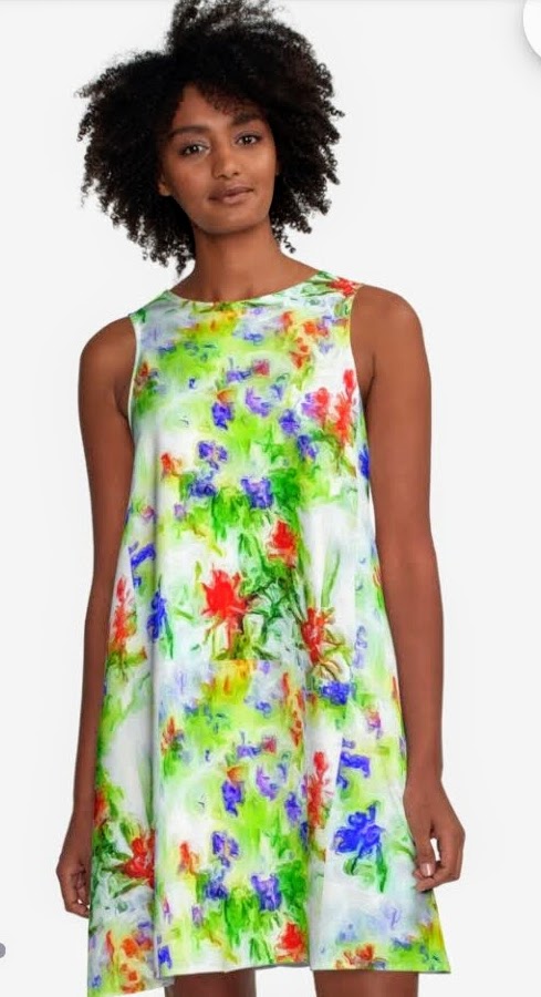 "Early Spring" A-Line Dress