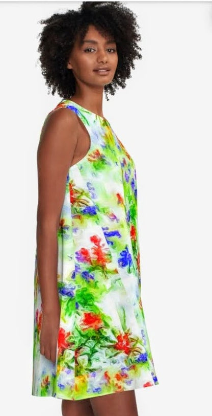 "Early Spring" A-Line Dress