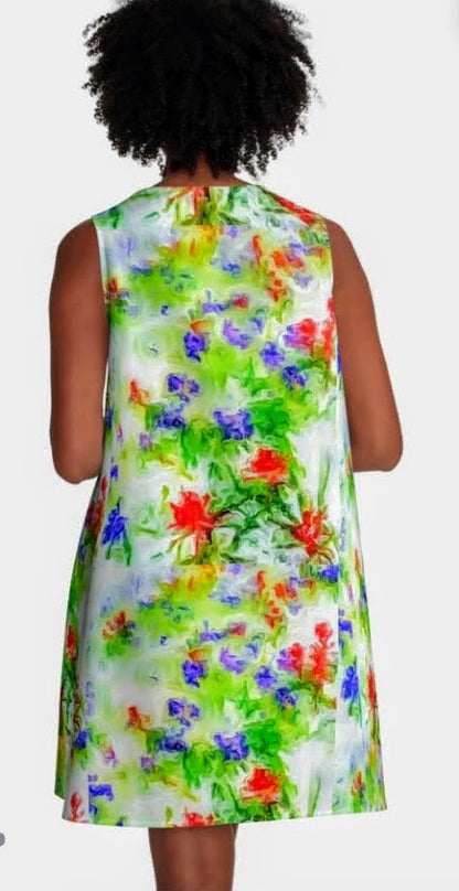 "Early Spring" A-Line Dress