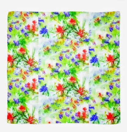 "Early Spring" Chiffon Scarf/Sarong