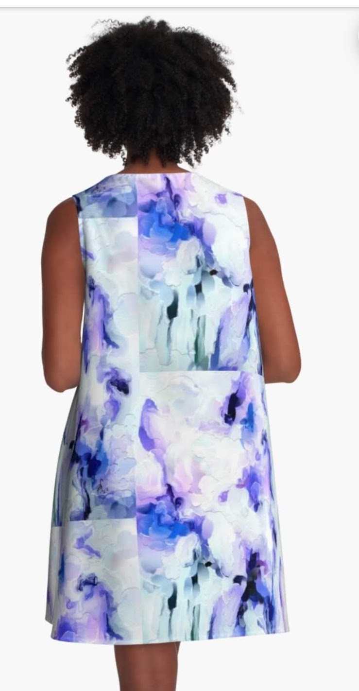 "Orchids Lavender" A-Line Dress