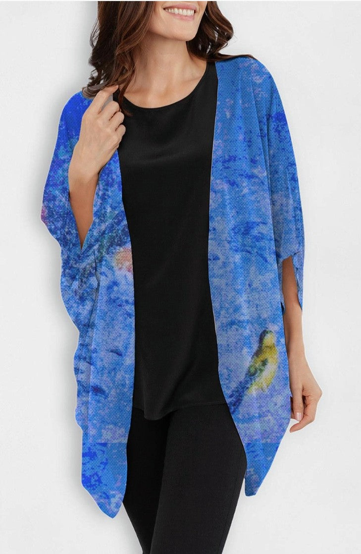 "Ode to a Songbird" Cocoon Wrap