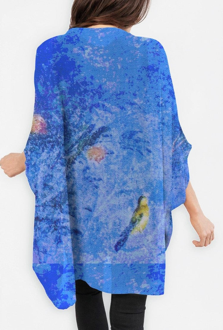 "Ode to a Songbird" Cocoon Wrap