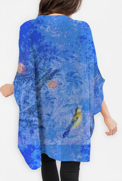 "Ode to a Songbird" Cocoon Wrap
