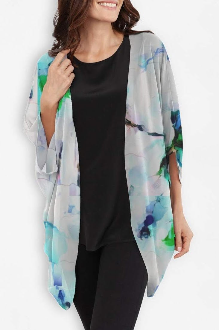 "Orchids White"  Cocoon Wrap