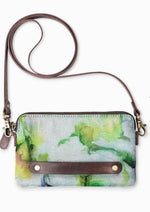 "Spring Orchids" Crossbody Clutch