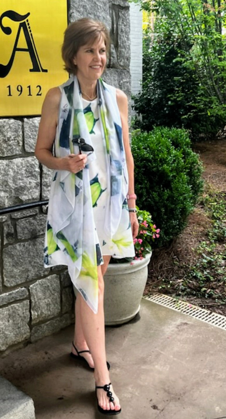 "Bella Lillies" A-Line Dress