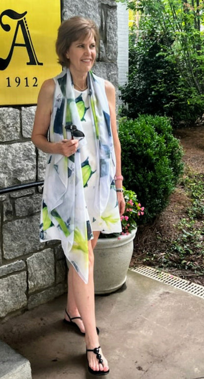 "Bella Lillies" A-Line Dress
